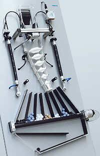 Bionic material sorting gate