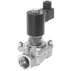 Electrically actuated process and media valves