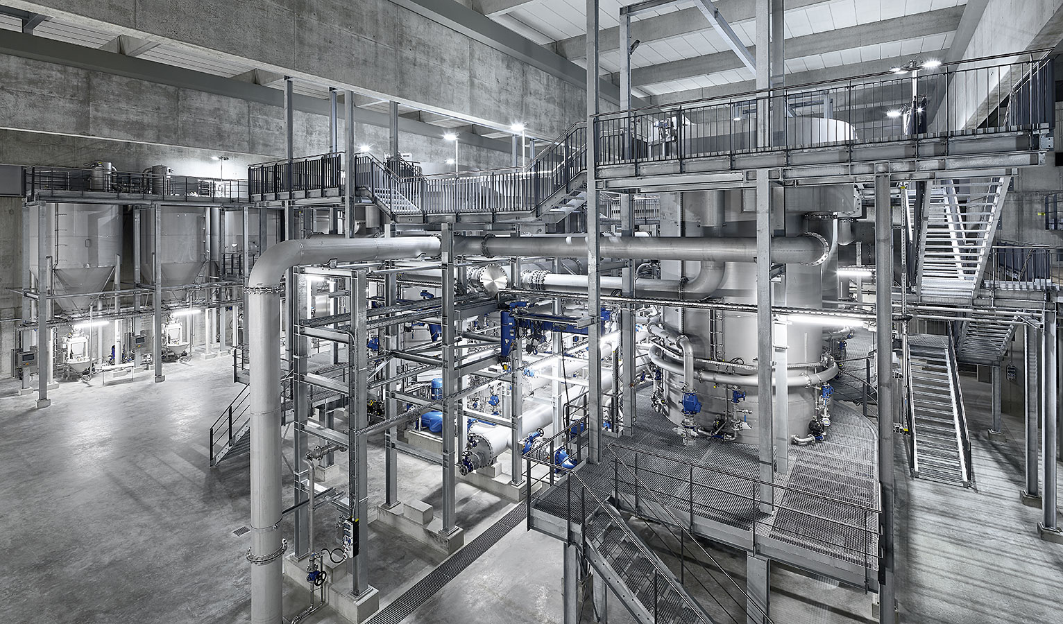 Wasserwerk Langenau: Aufbereitung des Trinkwassers mit pneumatischen Antrieben