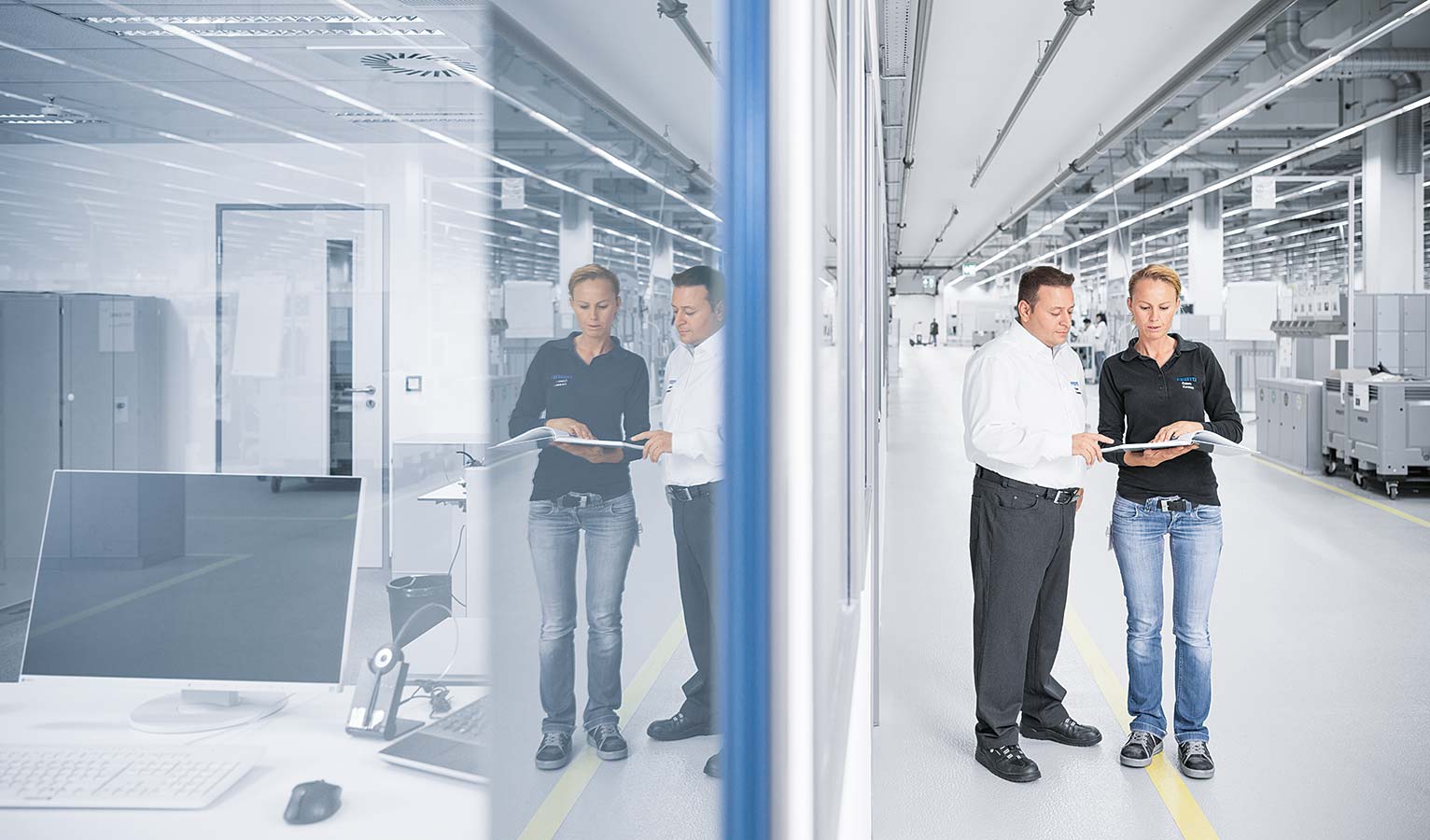 Lichtkonzept in der Technologiefabrik Scharnhausen