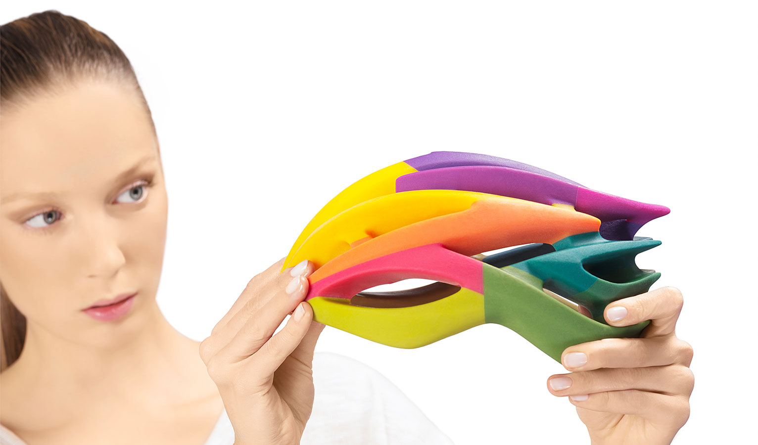 Material mix in 3D printing | Image: Stratasys
