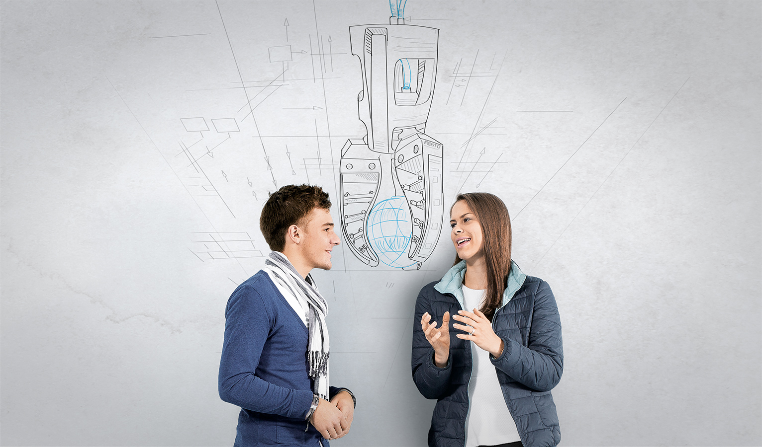 Students at Festo