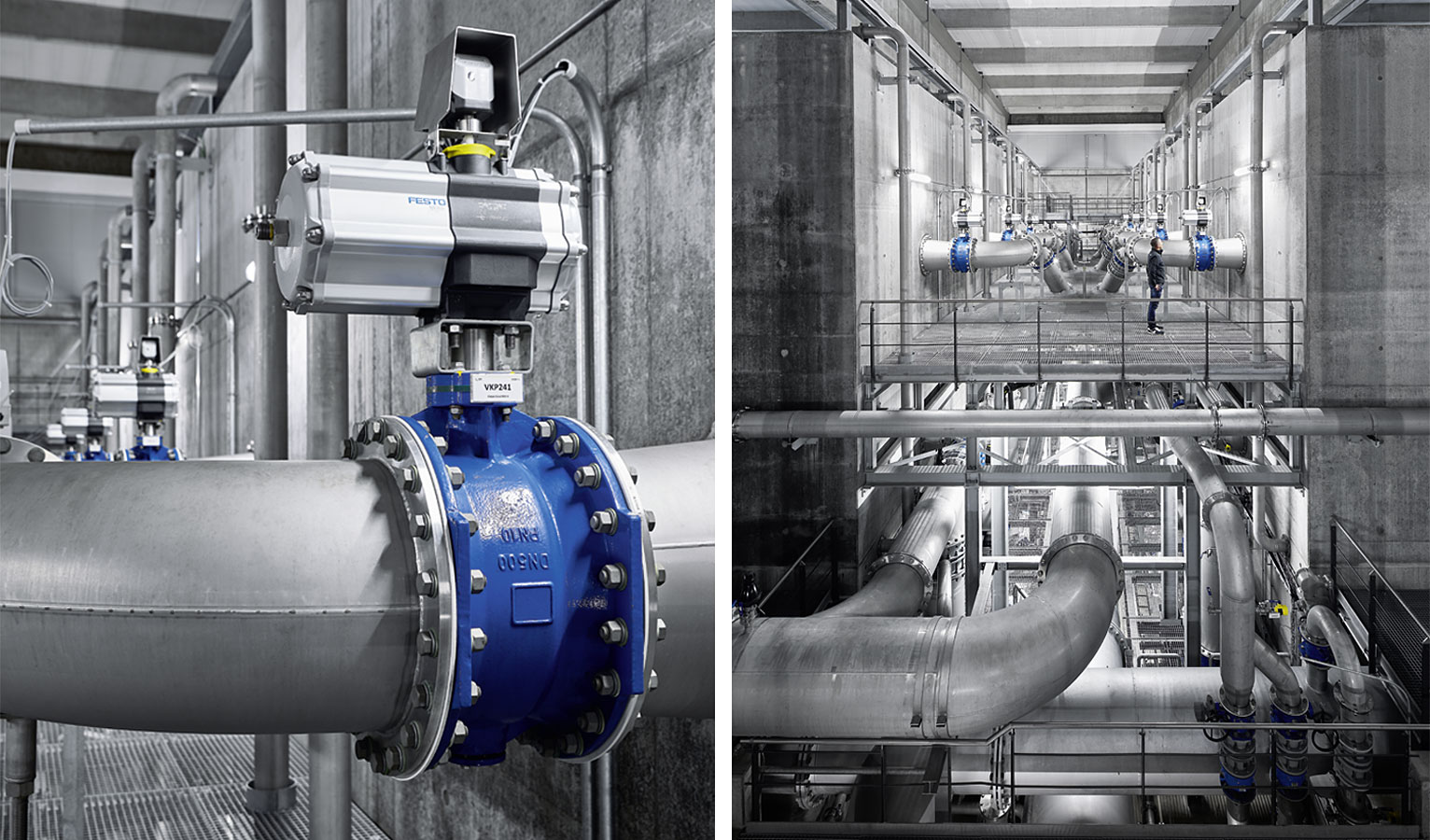DAPS semi-rotary drives produced by Festo