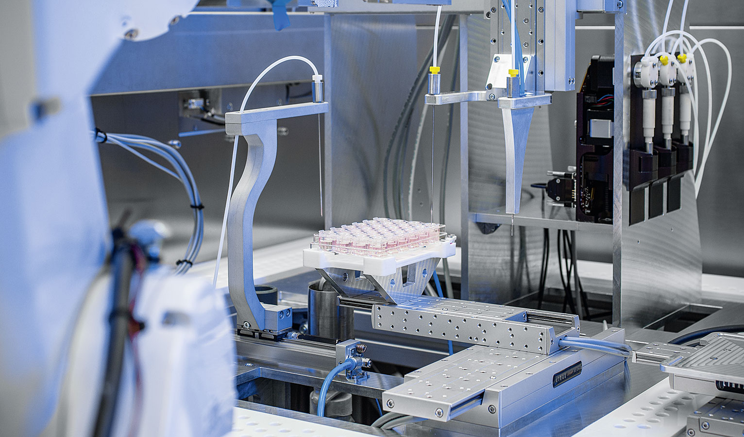 Automated production of human skin