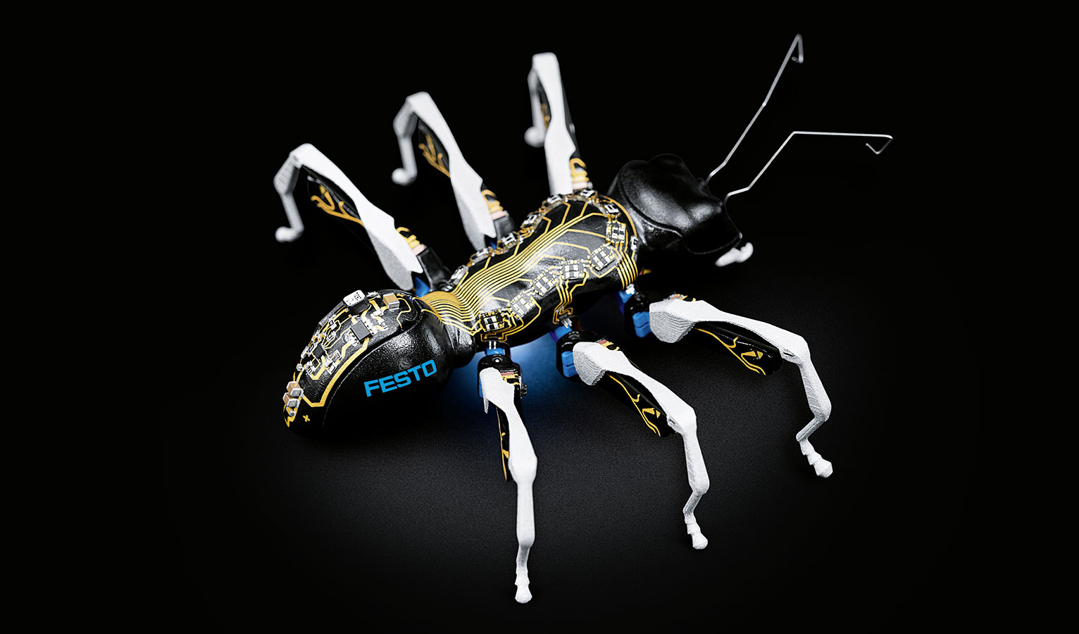 Numerous components, technologies and functions are combined in each ant in the smallest of spaces