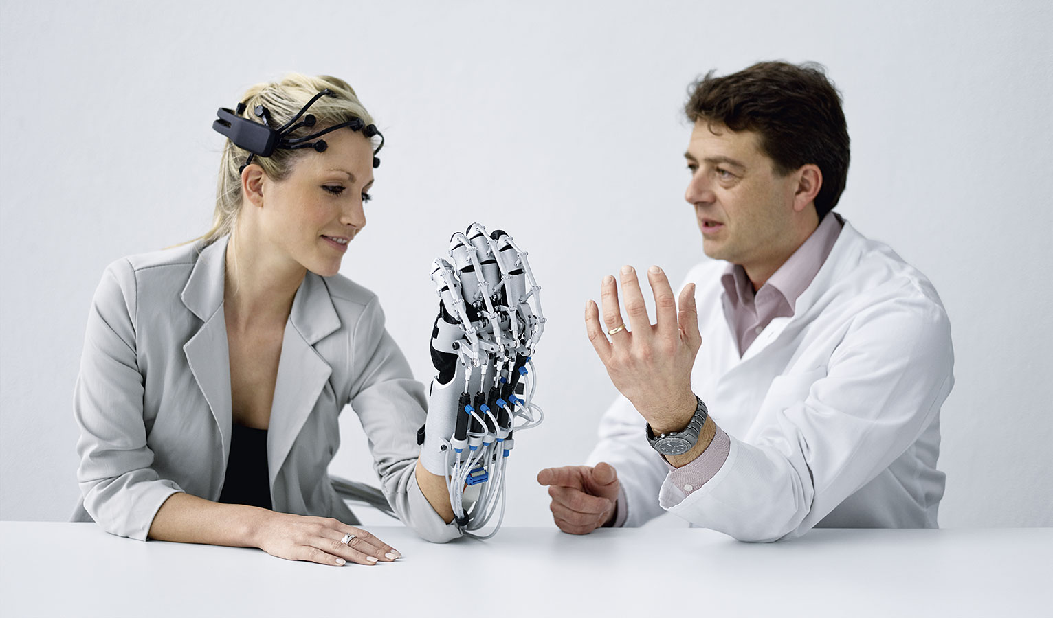 The Festo ExoHand is an active hand orthosis.