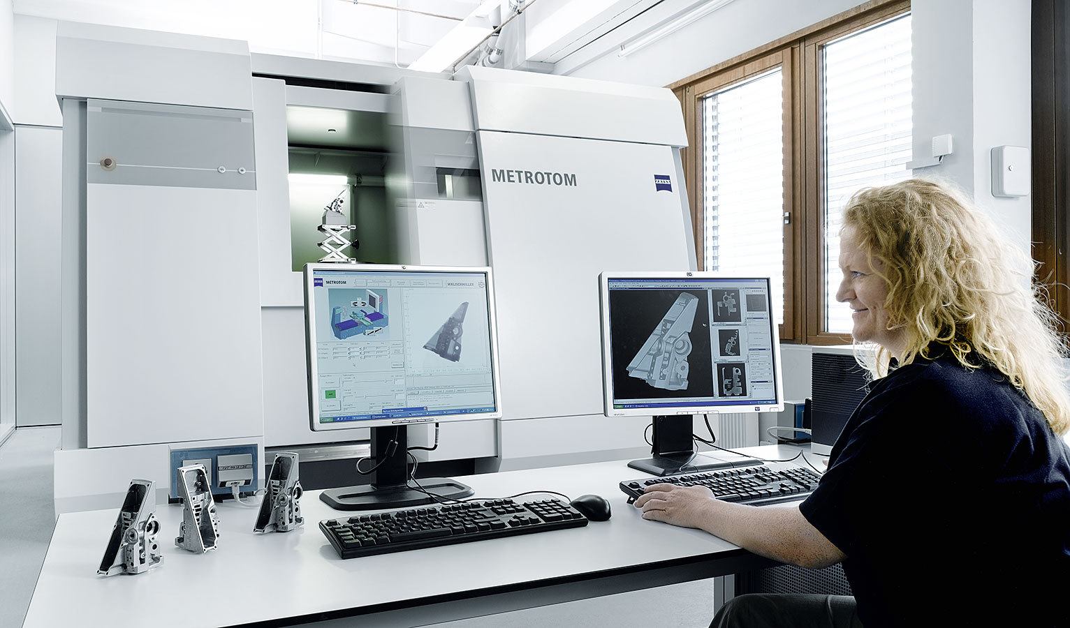 Computed tomography being developed at Festo in action
