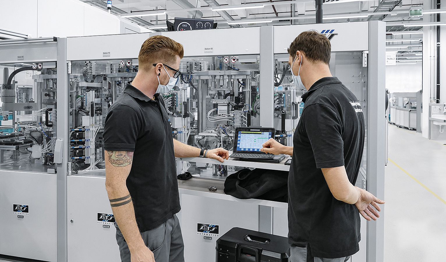 The maintenance staff can access Smartenance from anywhere in the plant.