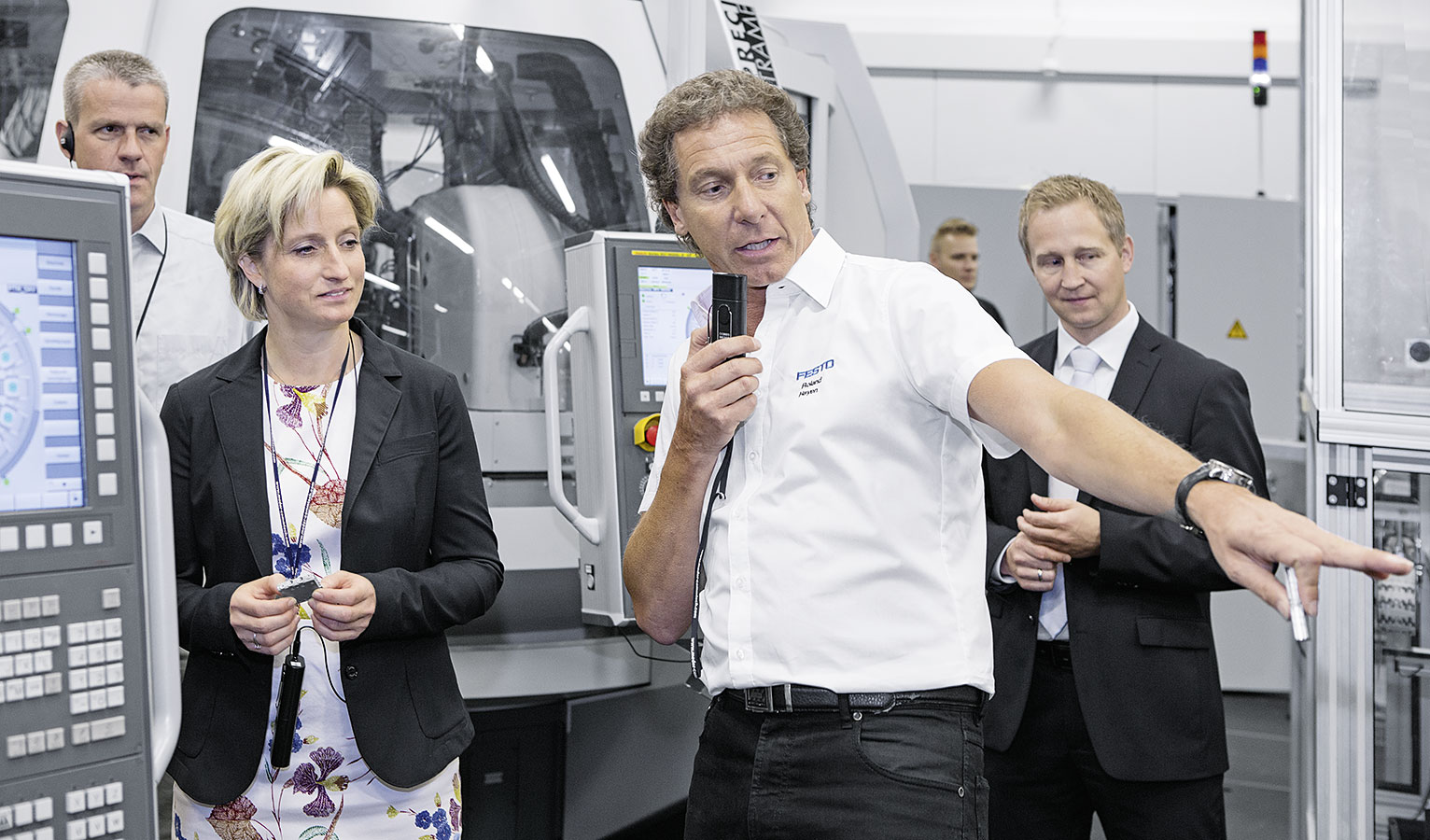 Wirtschafsministerin in Scharnhausen