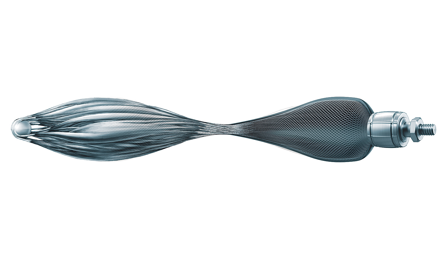 El Fluidic Muscle está basado en un modelo biológico. Se puede utilizar con flexibilidad en vertical, horizontal o diagonalmente.