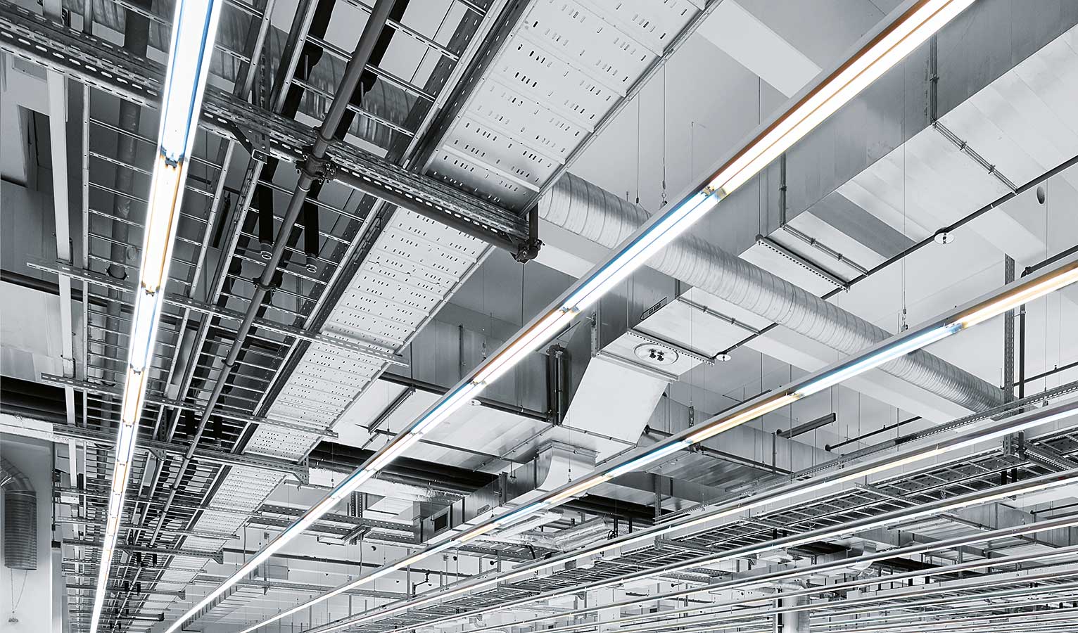 Sistema de iluminación en la fábrica tecnológica de Scharnhausen