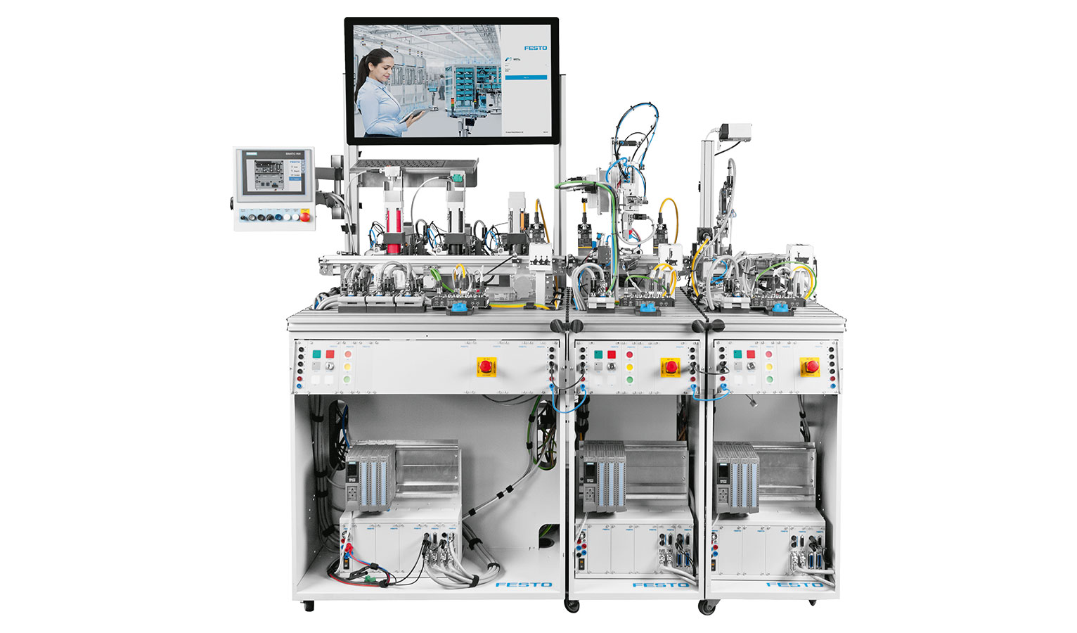 Festo et Fetch.ai utilisent le système de production modulaire MPS de Festo Didactic pour la phase de test initiale.
