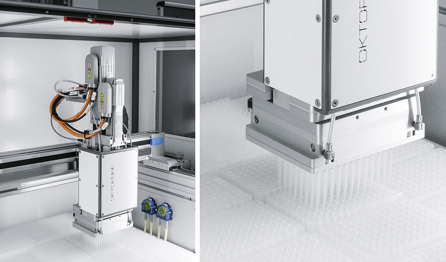 Le robot d'extraction en action