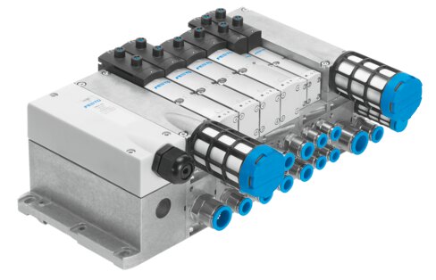Terminal de válvulas VTSA-F con conector multipolo