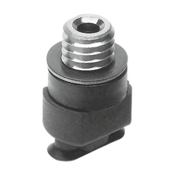 Suction cup with connection