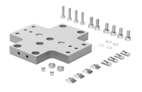 Multi-axis component for handling unit