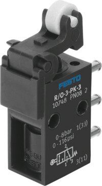 Roller lever valve