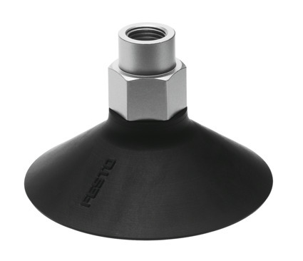 Suction cup with connection