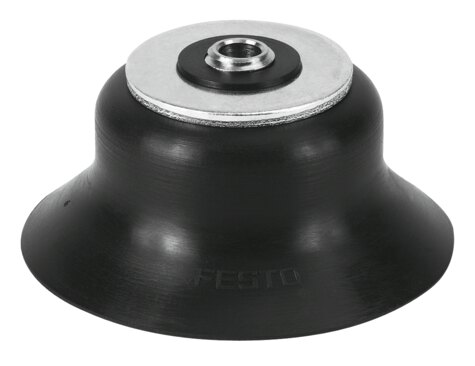 Suction cup with connection