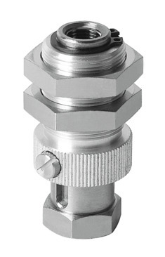 Holder for suction cup with connection