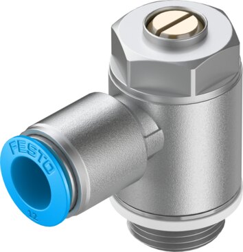 One-way flow control valve GRLA-1/2-QS-12-D | Festo USA