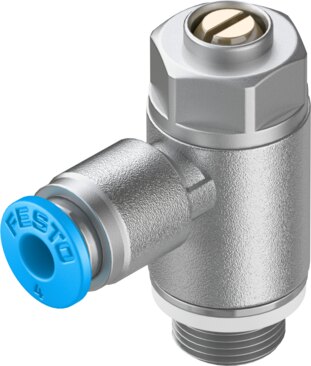 One-way flow control valve GRLA-1/8-QS-4-D | Festo USA