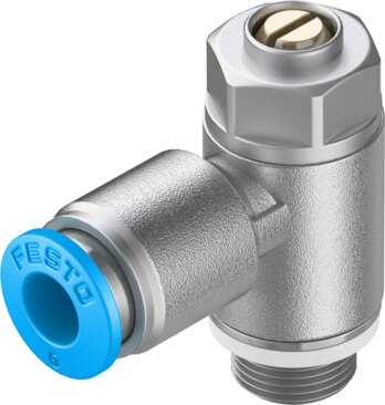 One-way flow control valve GRLA-1/8-QS-6-D | Festo USA