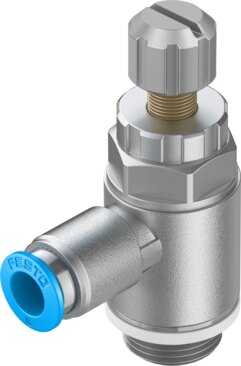 One-way flow control valve GRLA-3/8-QS-8-RS-D | Festo USA