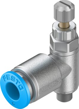 One-way flow control valve GRLA-M5-QS-6-RS-D | Festo USA