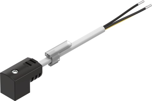 Plug socket with cable KMEB-1-24-5-LED | Festo USA Plug socket with cable KMEB-1-24-5-LED | Festo USA