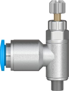 One-way flow control valve GRLA-M5-QS-6-RS-D | Festo ID