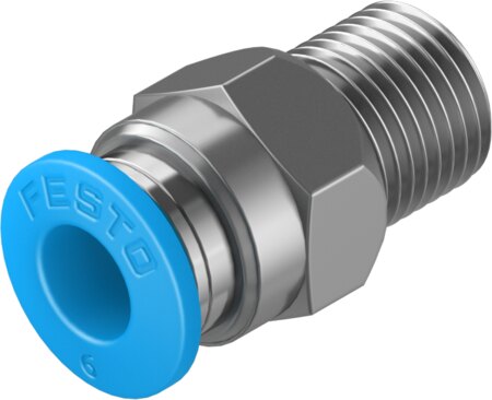 4 Pezzi Raccordo Pneumatico QSM-M5-6-I 153317 – Attacco M5 Per Tubo 6 Mm, Compatibile FESTO