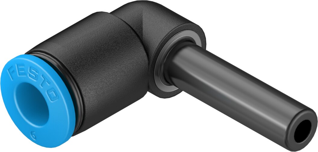 Push-in L-connector