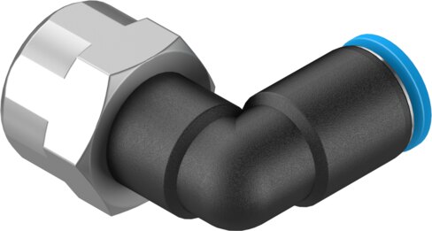 Push-in L-fitting