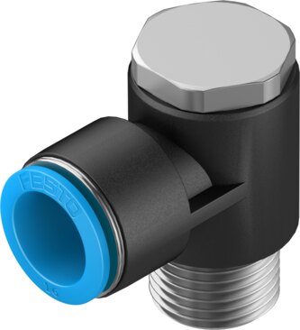 Push-in L-fitting