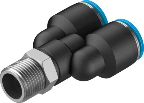 Push-in Y-fitting
