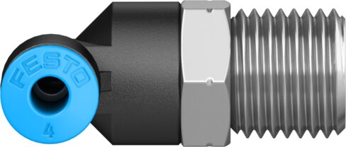 Push-in L-fitting