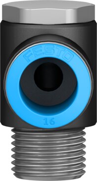 Push-in L-fitting