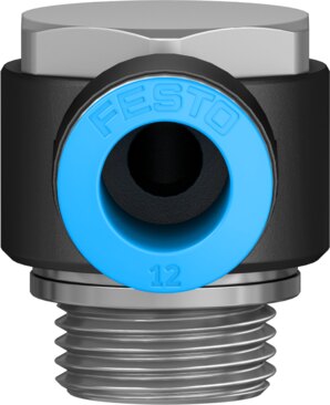 Push-in L-fitting