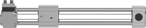 Toothed belt axis unit