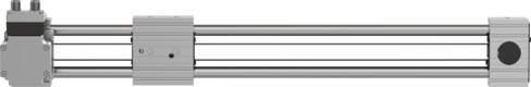 Toothed belt axis unit