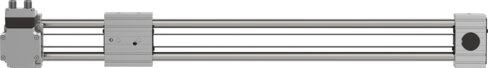 Toothed belt axis unit