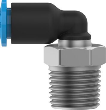 Push-in L-fitting