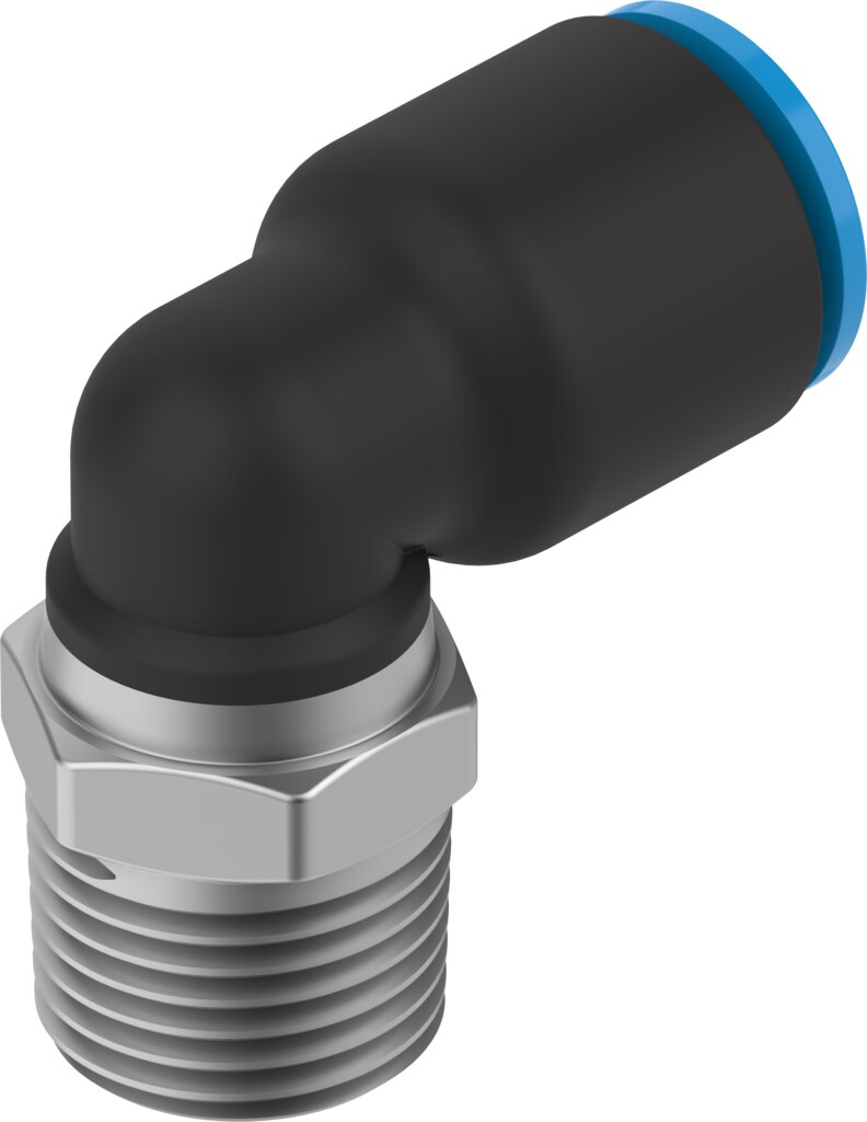 Push-in L-fitting