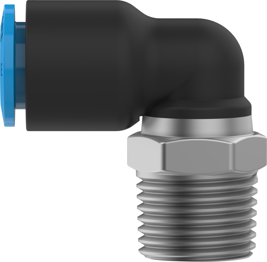 Push-in L-fitting