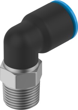 Push-in L-fitting