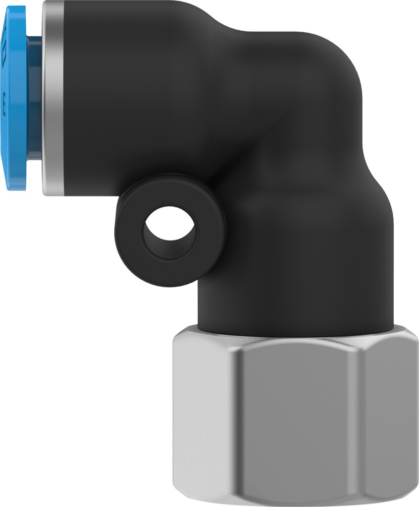Push-in L-fitting