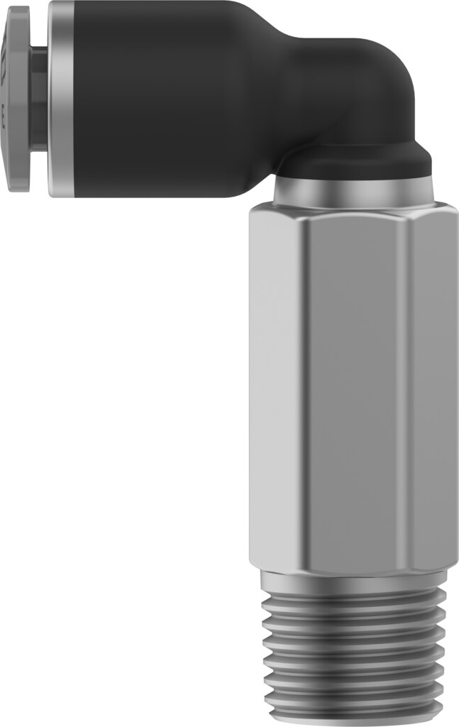 Push-in L-fitting, long