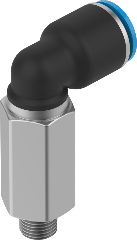 Push-in L-fitting, long
