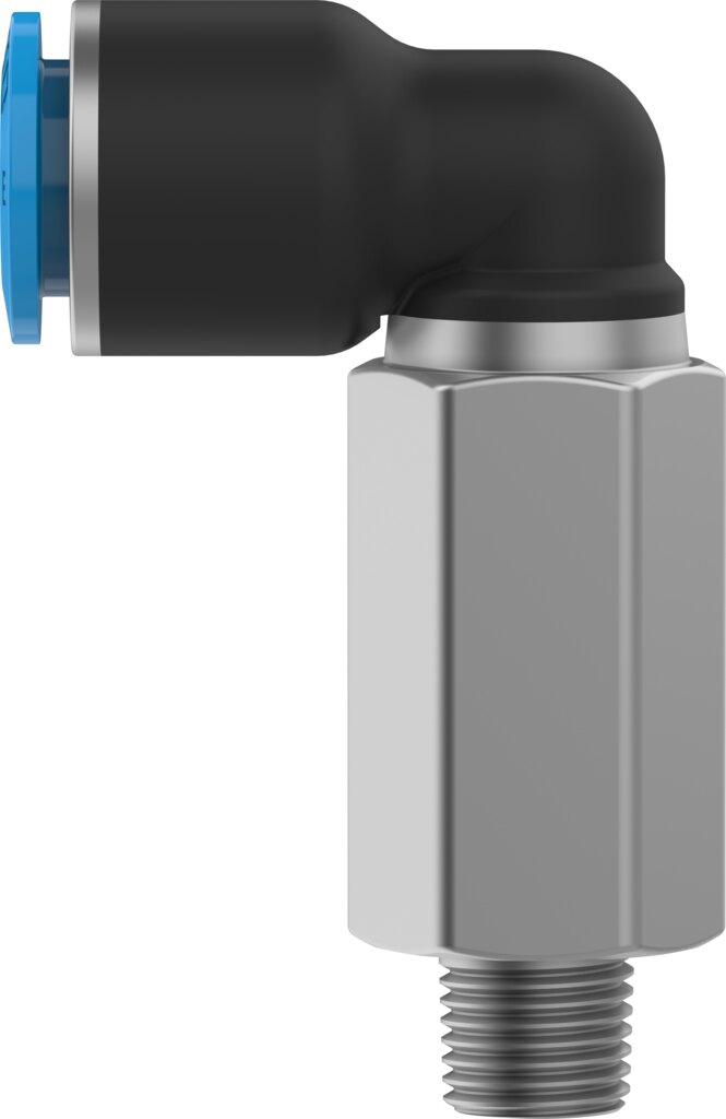 Push-in L-fitting, long